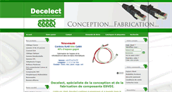Desktop Screenshot of decelect.com